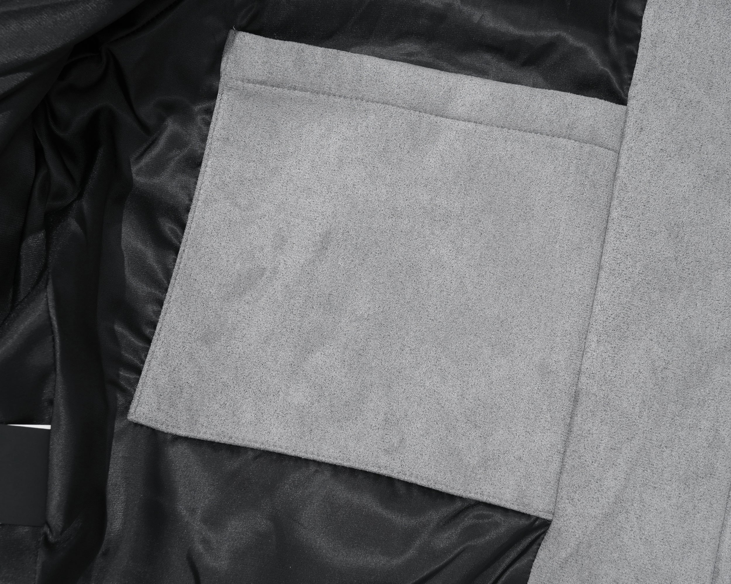 Contrast Collar | Suede Zip Jacket