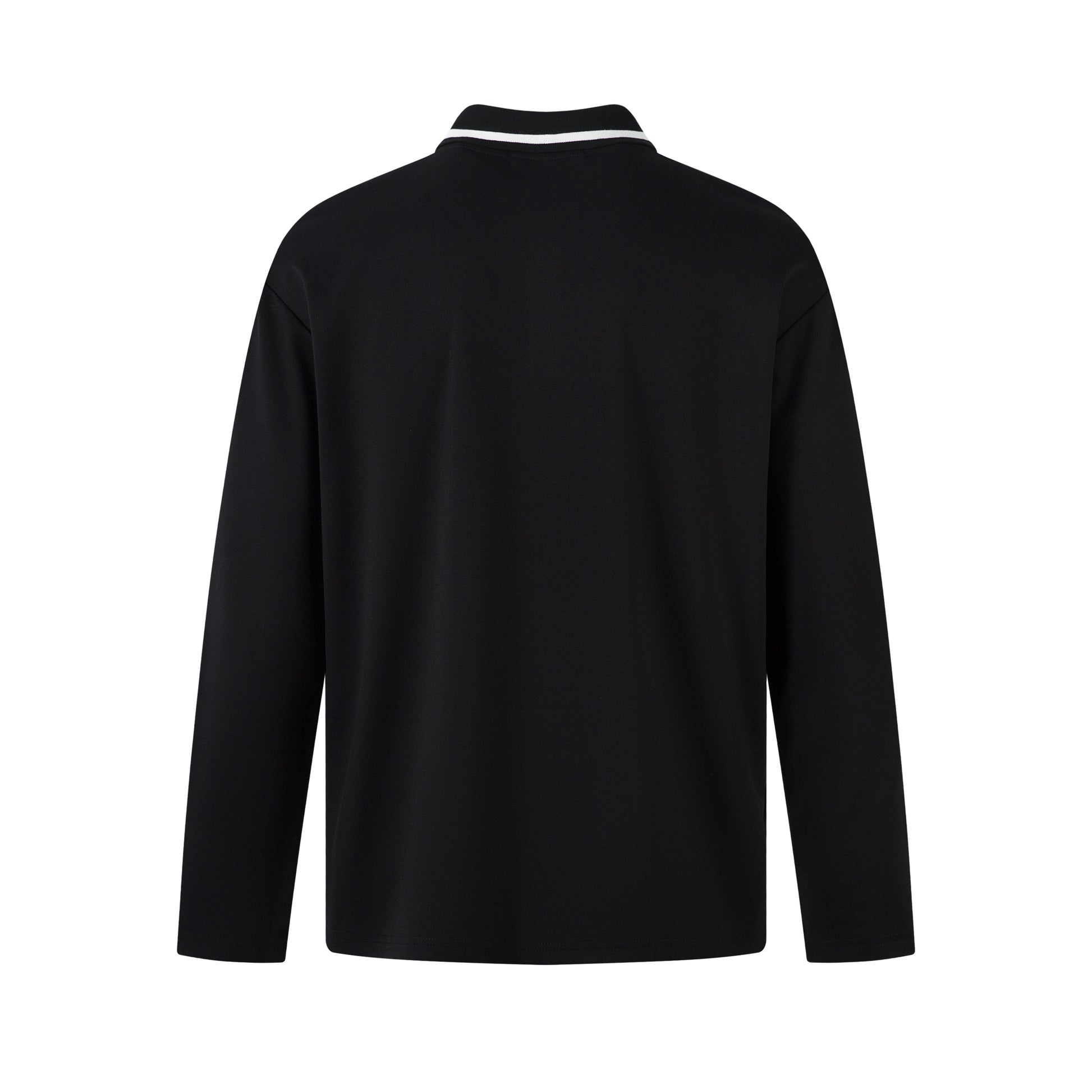 Colorblock Striped Athletic | Polo Sweatshirt - Santo 