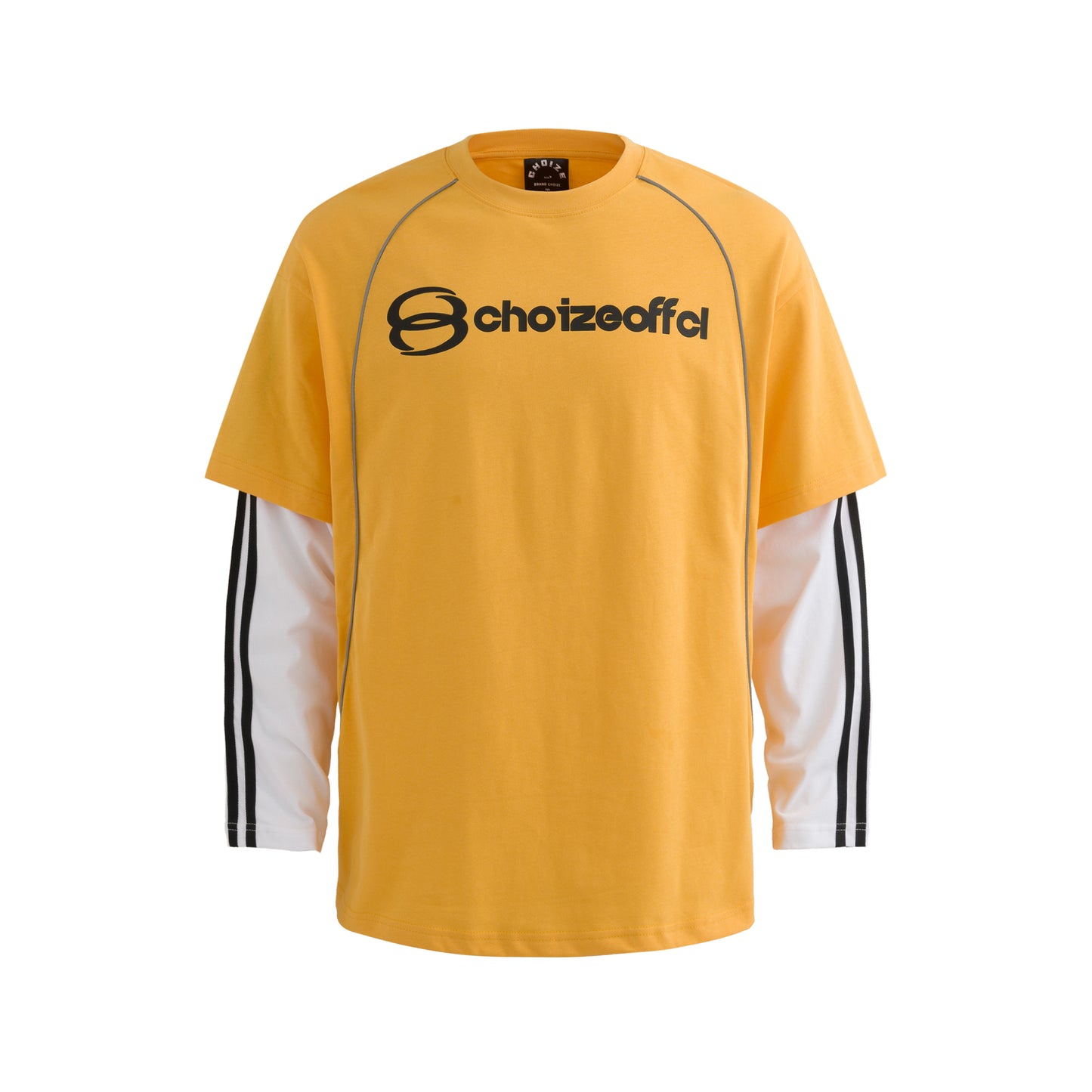 Layered Sleeve Design | Patchwork Sweatshirt - Santo 