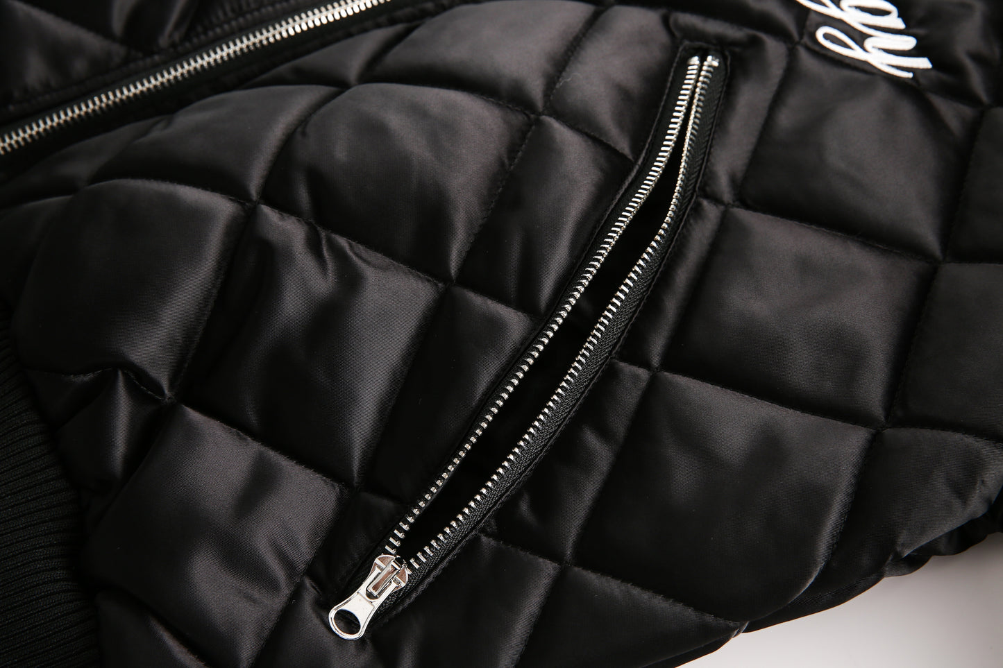 Pearl Lettered | Quilted Padded Jacket