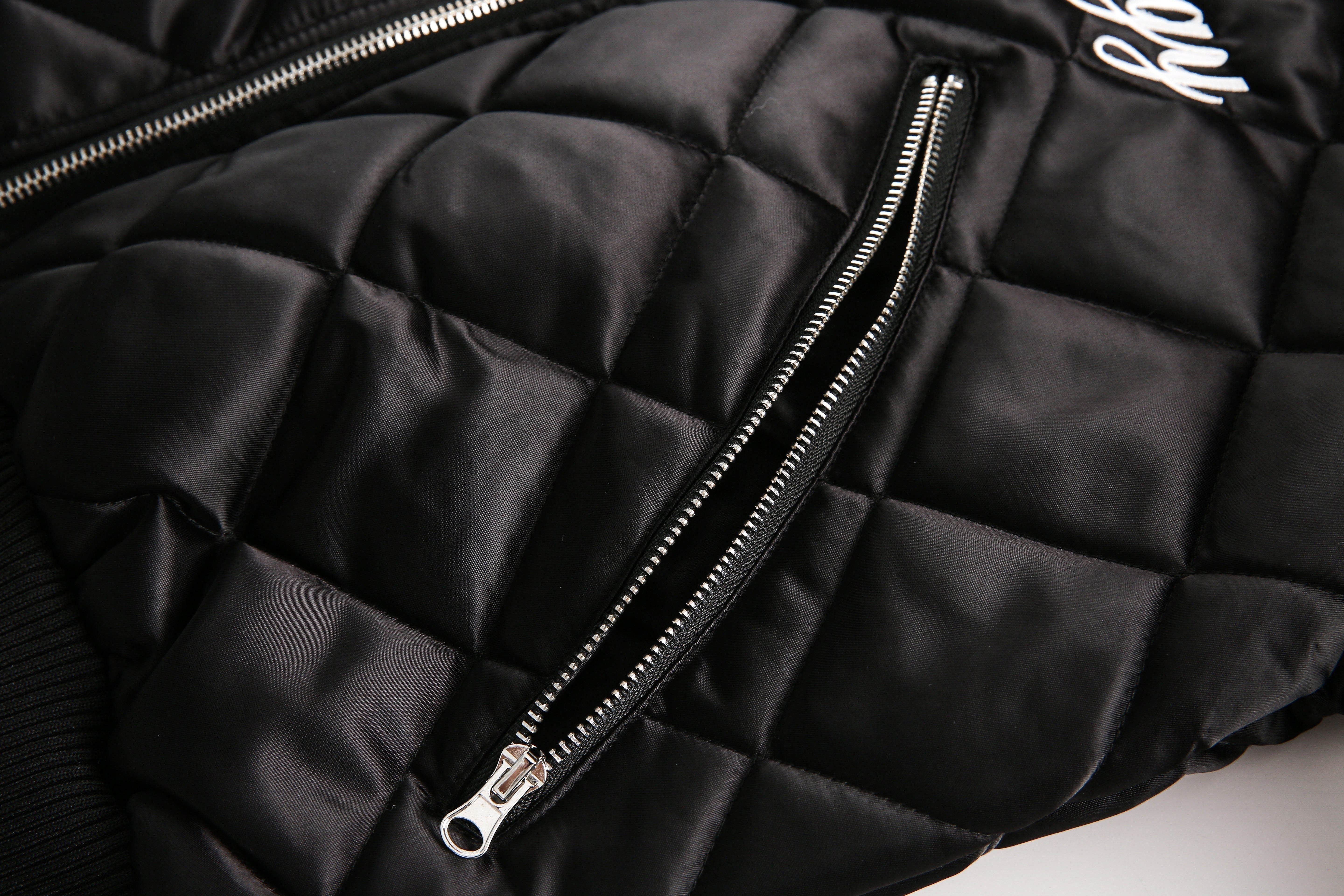 Pearl Lettered | Quilted Padded Jacket