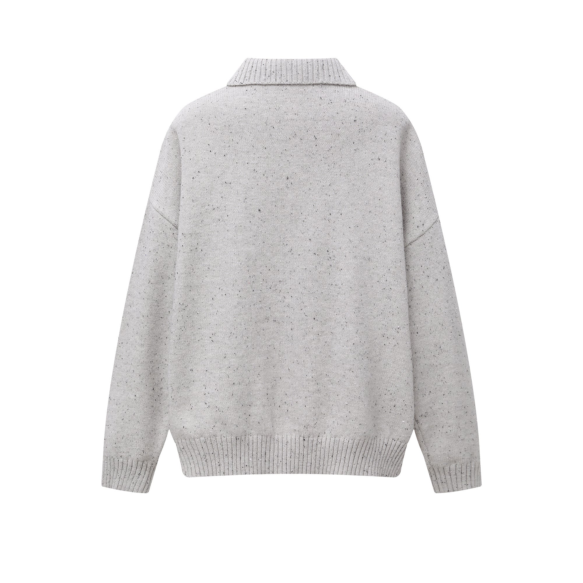 Crâne brisé | Pull en tricot gothique urbain