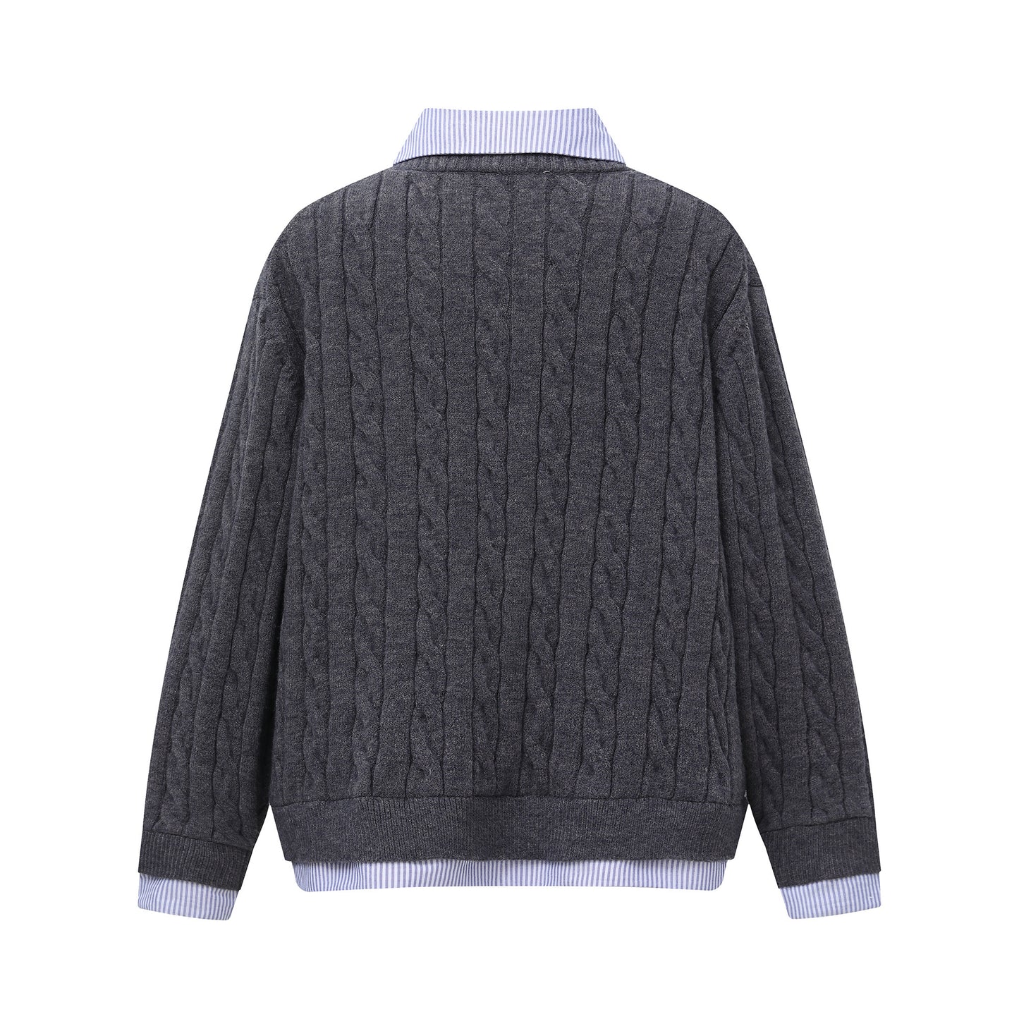 Psycho Reaper | Pull en tricot à motif foncé