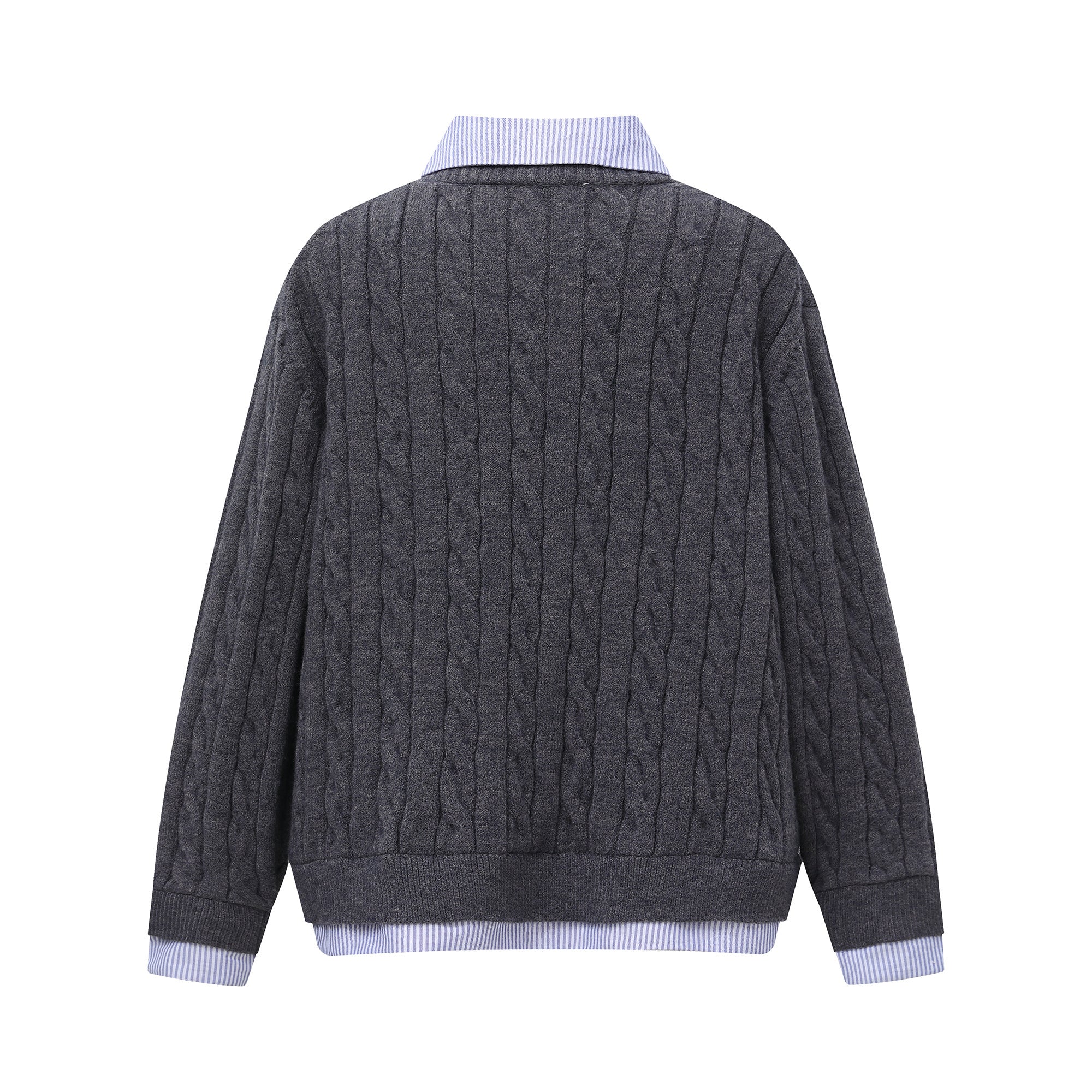 Psycho Reaper | Pull en tricot à motif foncé