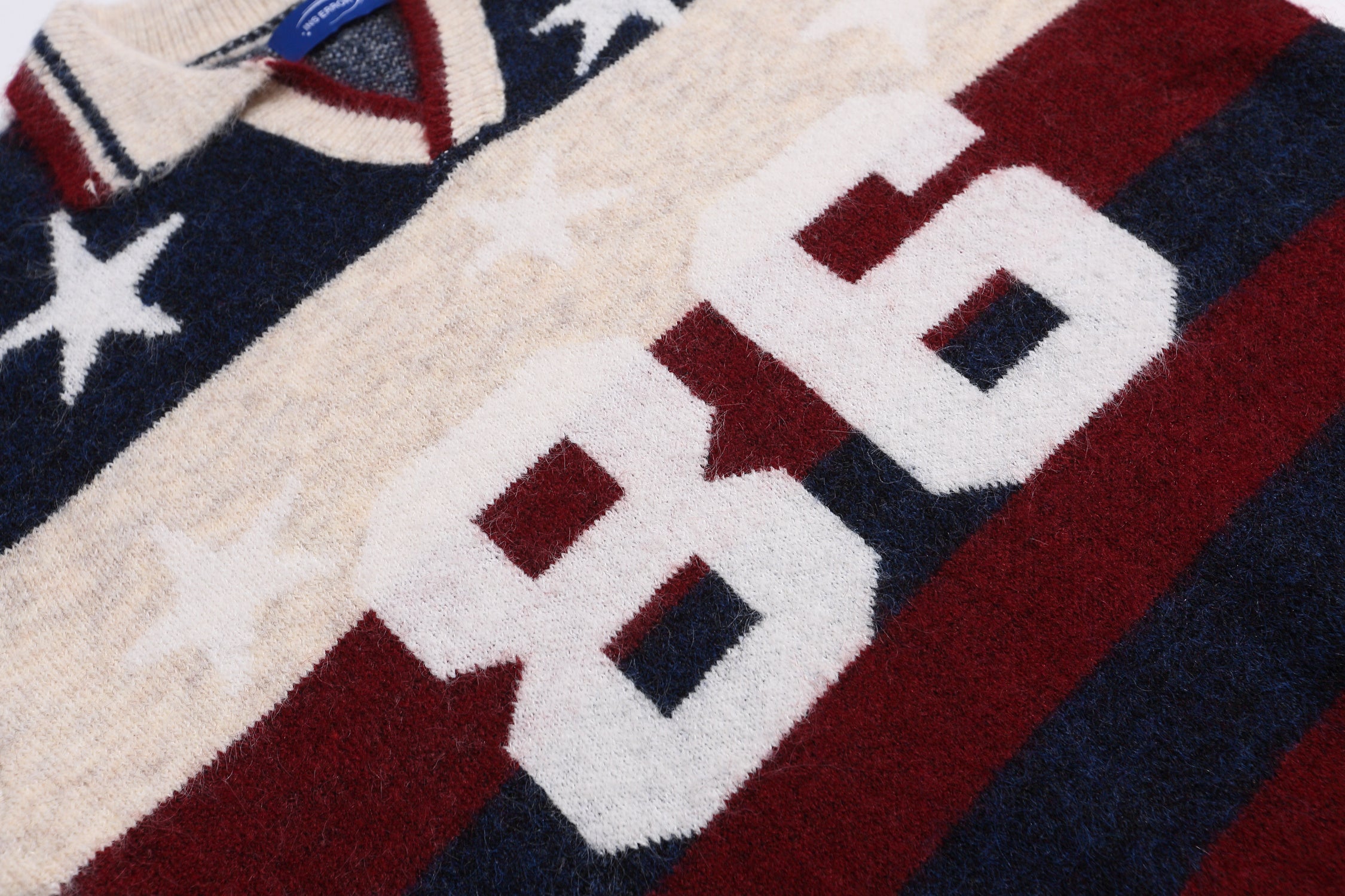 Varsity Spirit | Knit Stripe Number Sweater