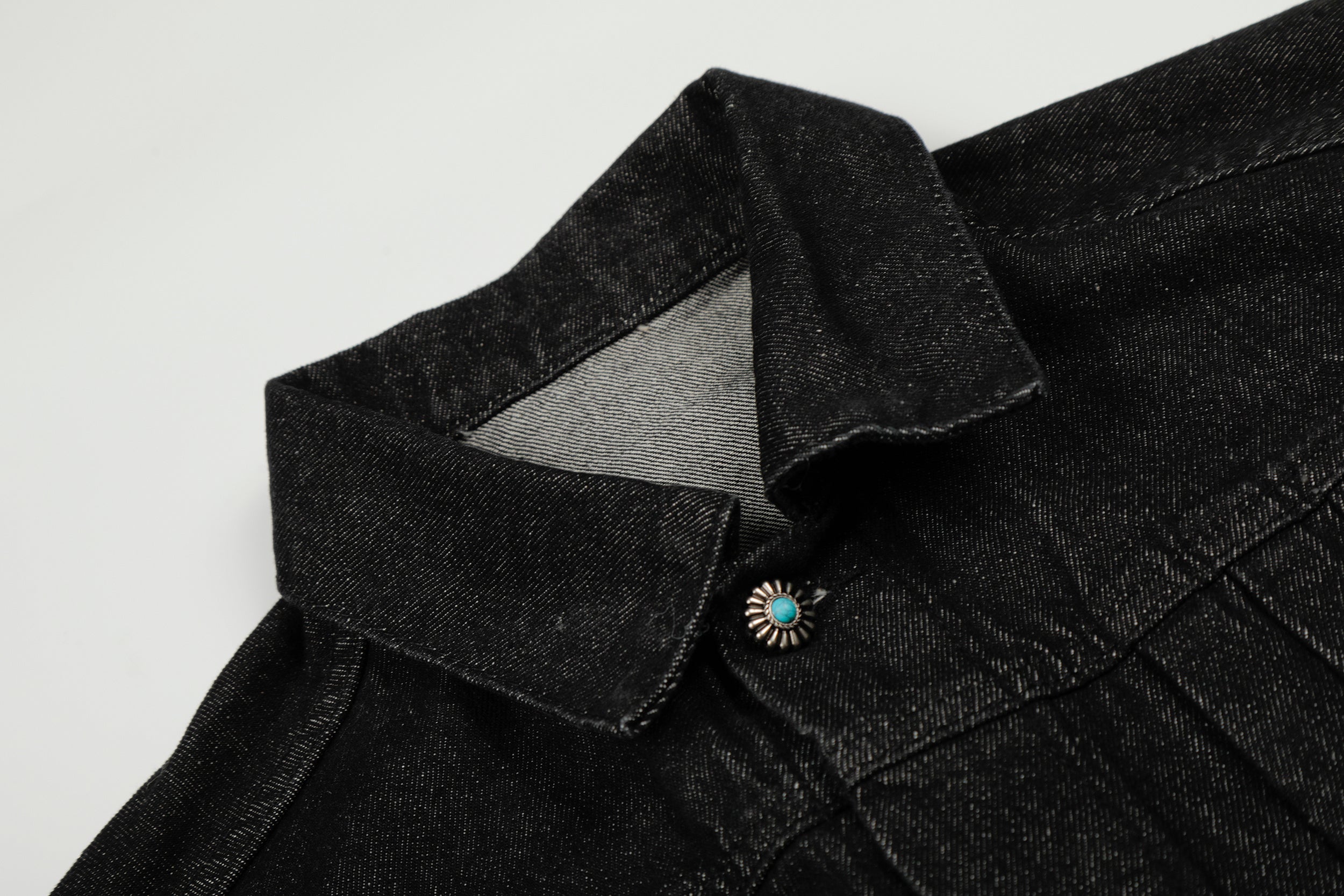Fortune Grip | Buckled Washed Denim Jacket