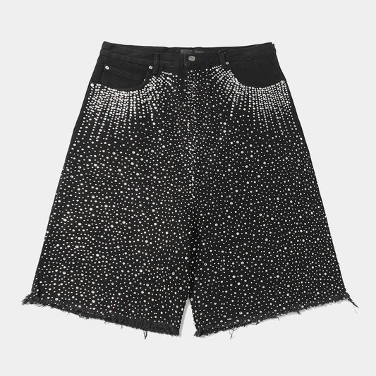 Rhinestone | Denim Shorts - Santo 