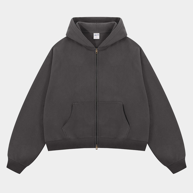 Boxy | Zip-Up Hoodie - Santo 