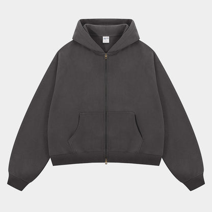Boxy | Zip-Up Hoodie - Santo 