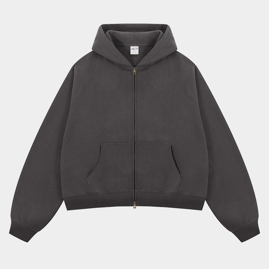 Boxy | Zip-Up Hoodie - Santo 