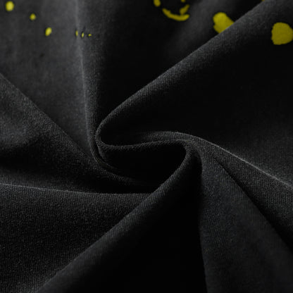 Splatter Graphic | Black T-Shirt - Santo 