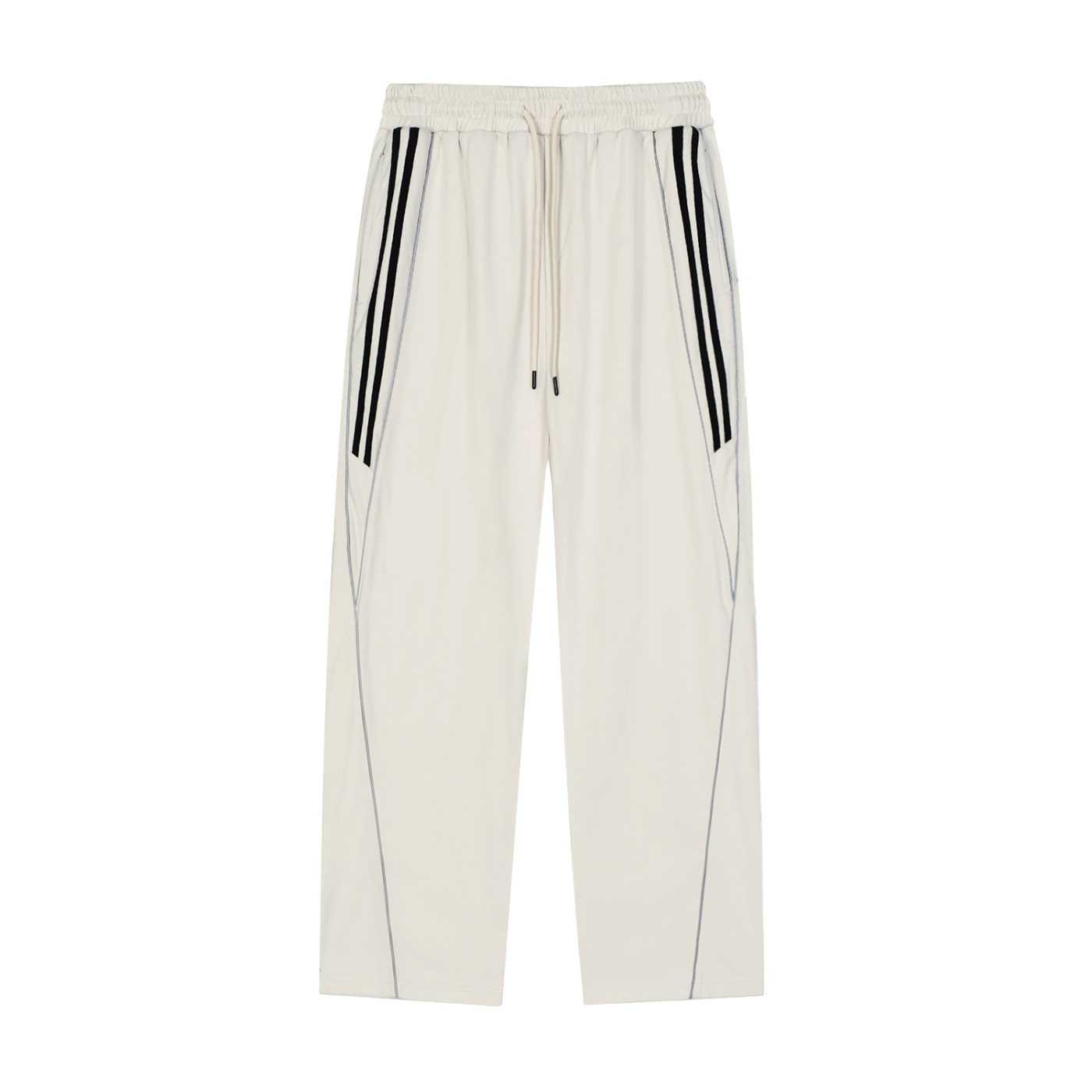 SANTO ORIGINAL - Striped Straight-Leg Joggers
