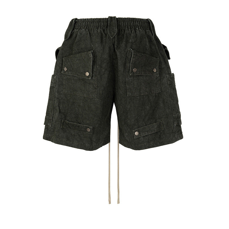 "Dark Green Multi Pocket" Shorts - Santo 