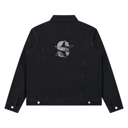 Unisex Vintage Wash Denim Jacket