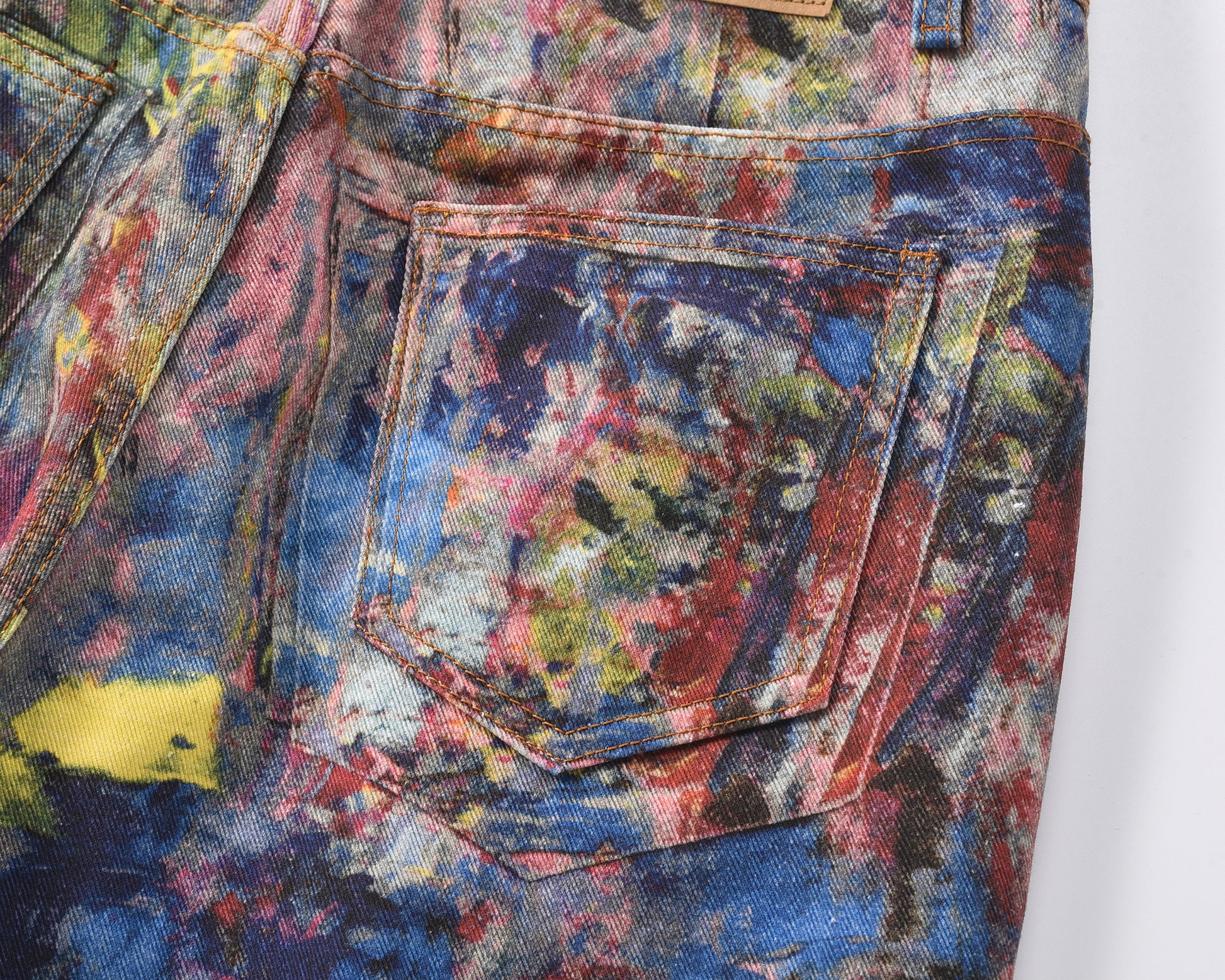 Multicolor Paint Splash | Denim Jeans - Santo 