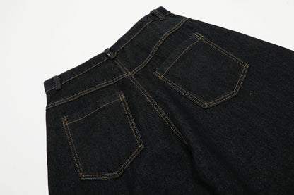 Gingham Tie Barrel | Baggy Jeans - Santo 