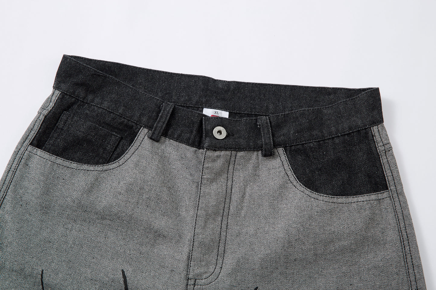 Tribal Flame Print | Baggy Jeans - Santo 