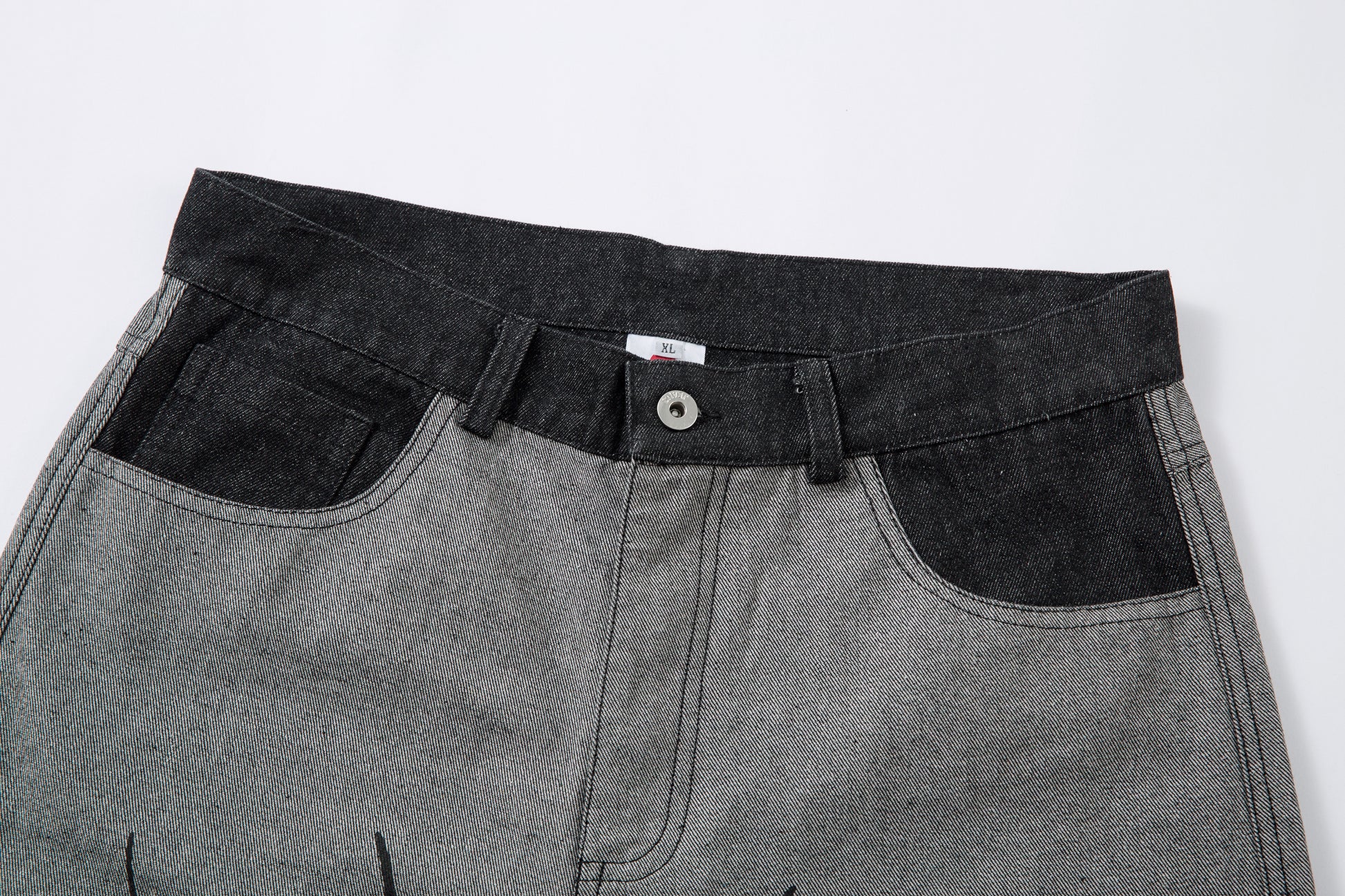 Tribal Flame Print | Baggy Jeans - Santo 