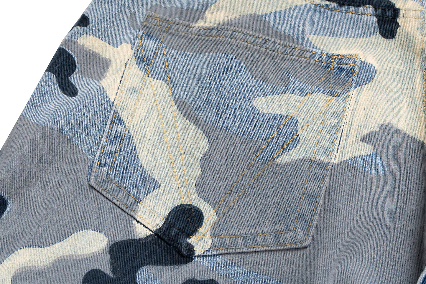 Camo Wide Leg | Baggy Jeans - Santo 