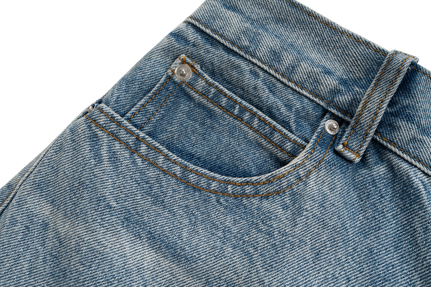 Stacked Washed Blue | Wide Jeans - Santo 