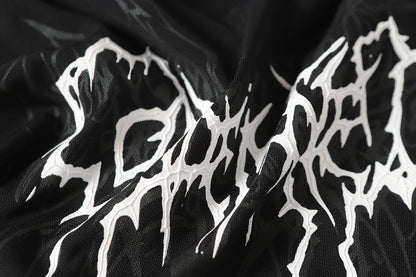 Streetwear Gothic Print | Turtleneck Sweatshirt - Santo 