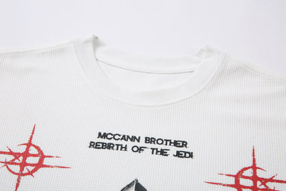 Gothic Cross Print | Graphic Sweatshirt - Santo 