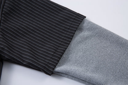 Striped Layered Design | Casual Sweatshirt - Santo 