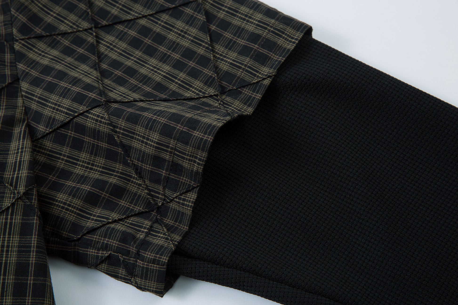 Layered Plaid Shirt | Street Sweatshirt - Santo 