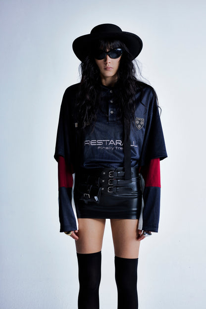 Retro Blocking Patchwork | Racing Sweatshirt - Santo 