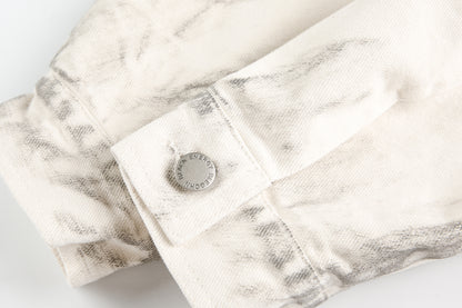 Distressed Washed Graphic | Street Jacket - Santo 