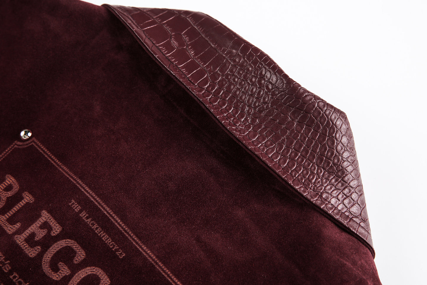 Studded Suede Croc | Motorcycle Jacket - Santo 