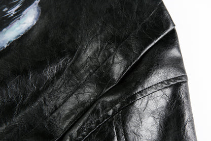 Goth Anime | PU Leather Jacket - Santo 