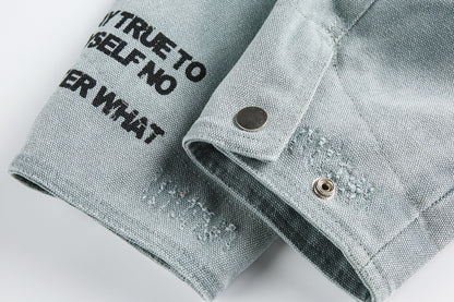 Retro Sketch Print | Detroit Jacket - Santo 