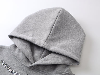 Gothic Logo Embroidered | Oversized Hoodie - Santo 