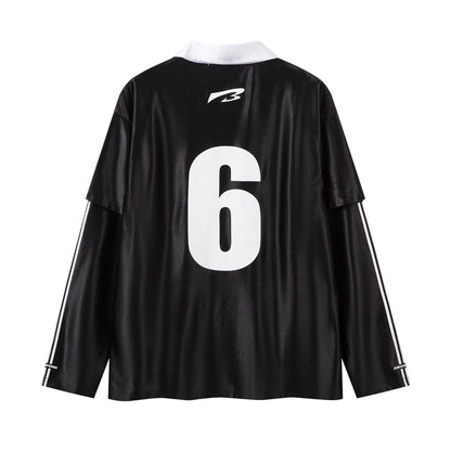 Number 6 | Long Sleeve T-Shirt - Santo 