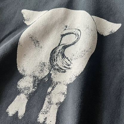 Cowboy Pig Print | Oversized Zip Up Hoodie - Santo 