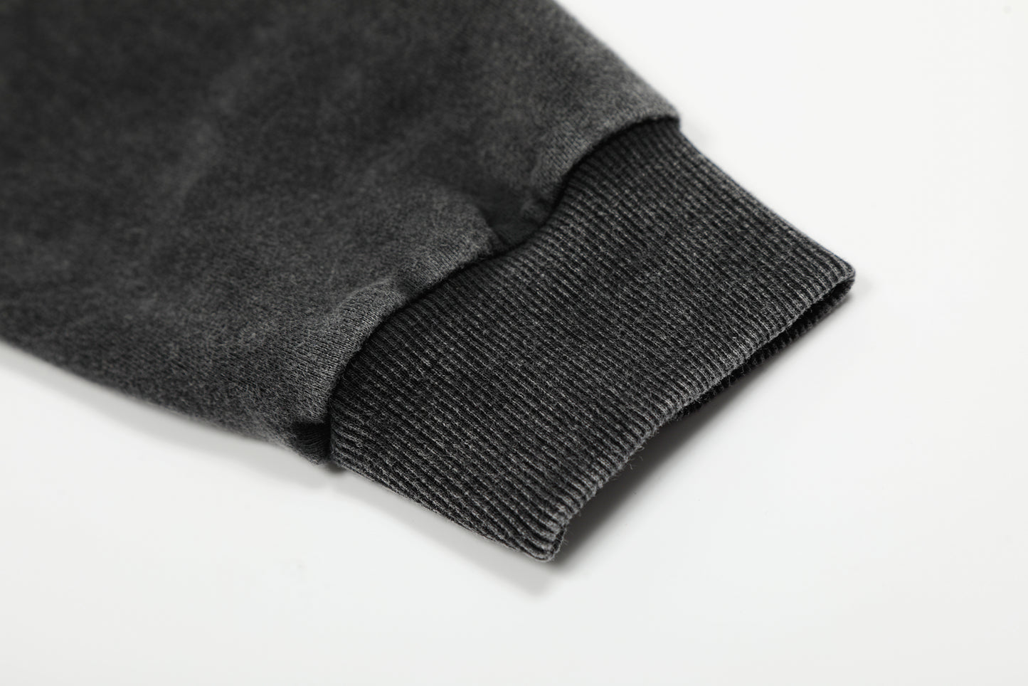 Asymmetry | Washed Zip Up Hoodie - Santo 