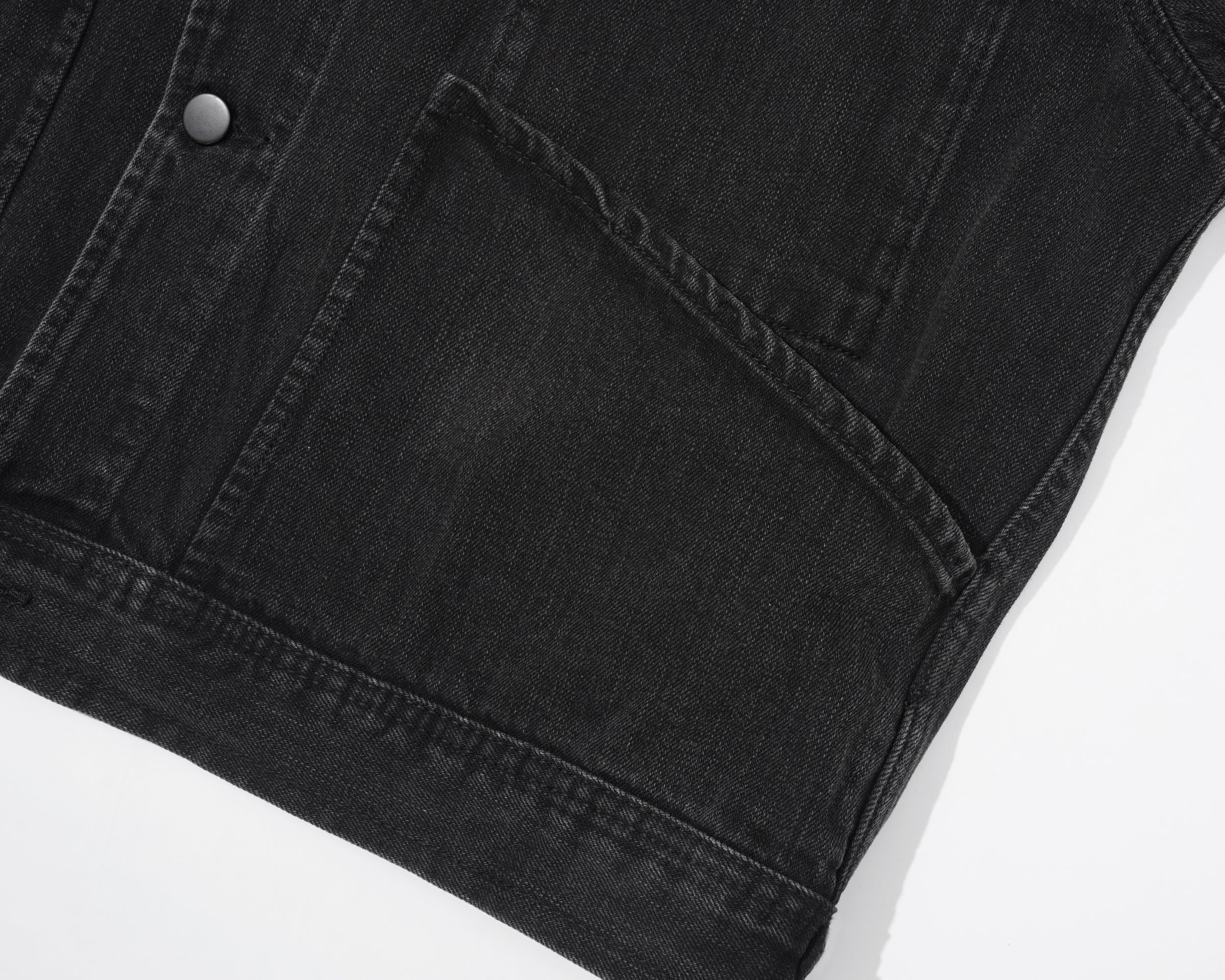 Washed Black Denim | Vintage Jacket - Santo 