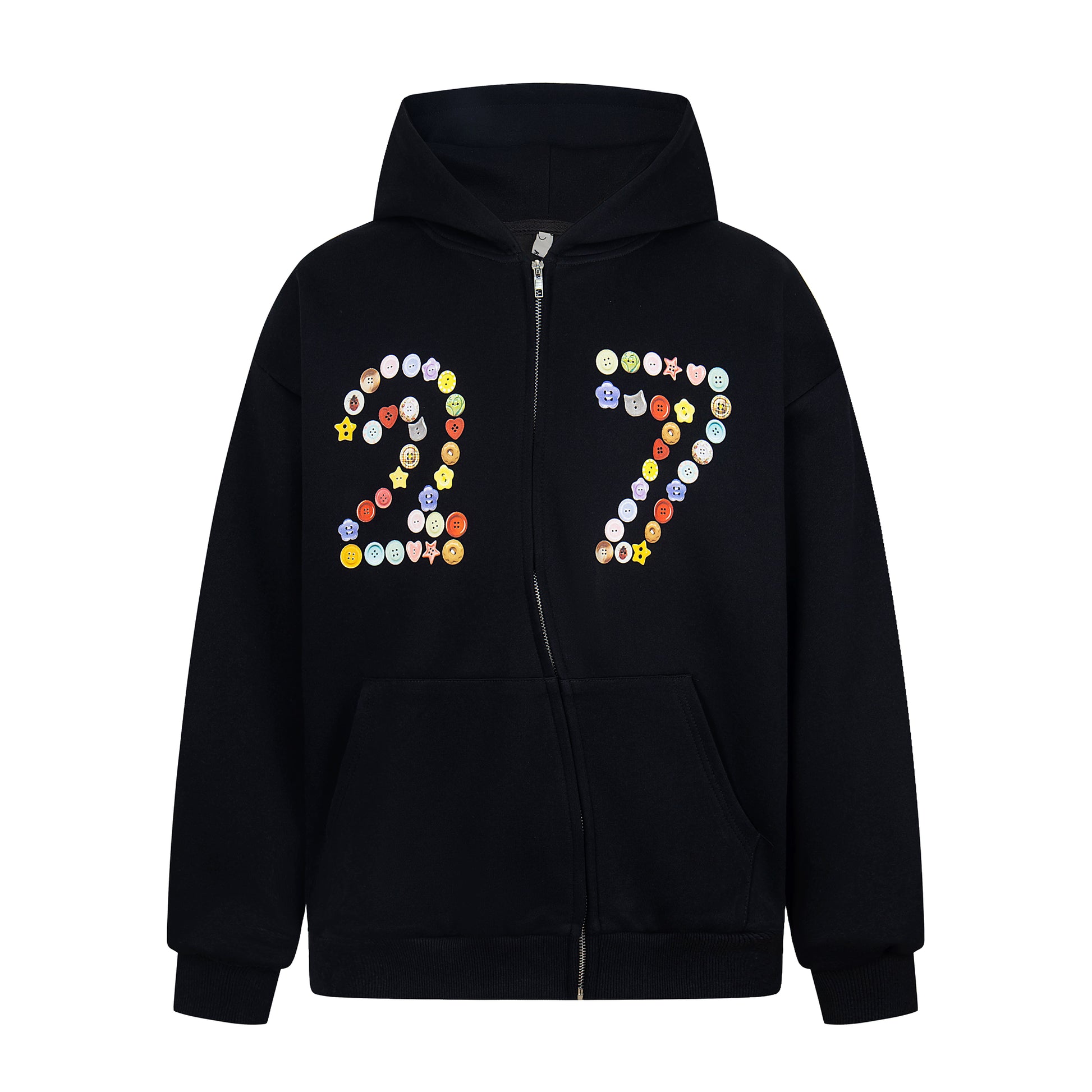 Emoji Art 27 Print | Zip-Up Hoodie - Santo 