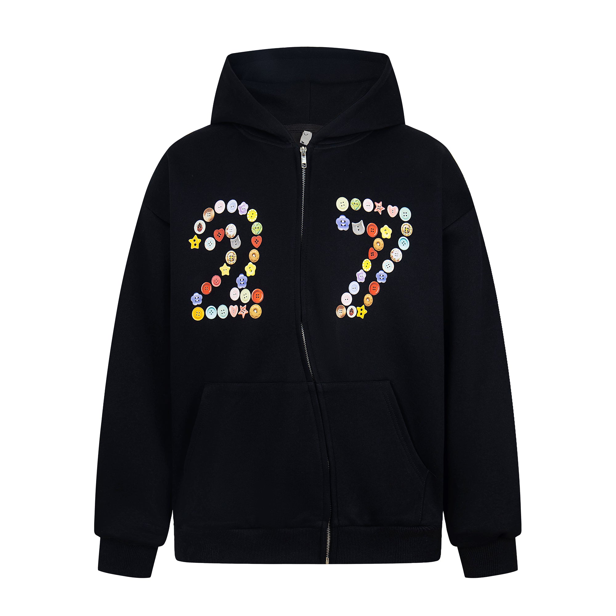 Emoji Art 27 Print | Zip-Up Hoodie
