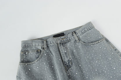 Sparkling Rhinestone | Denim jeans - Santo 