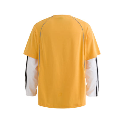 Layered Sleeve Design | Patchwork Sweatshirt - Santo 