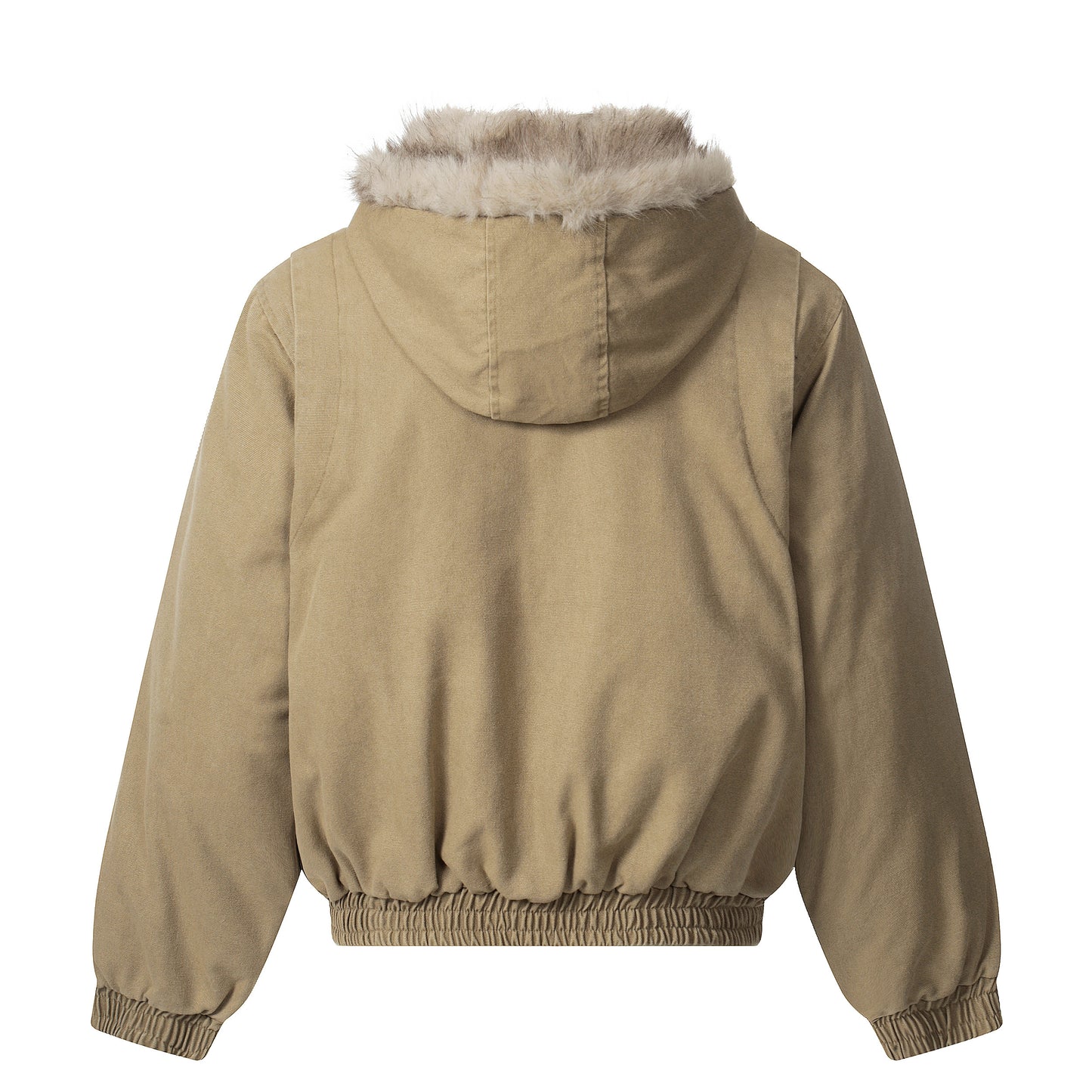 Denim Textured | Fur Streetwear Jacket