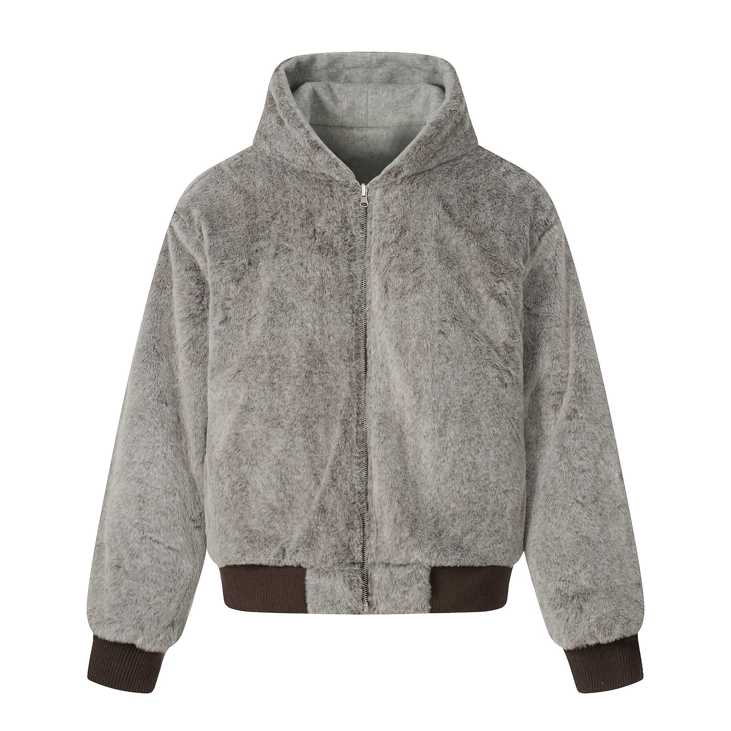 Reversible Plush | Hooded Winter Jacket