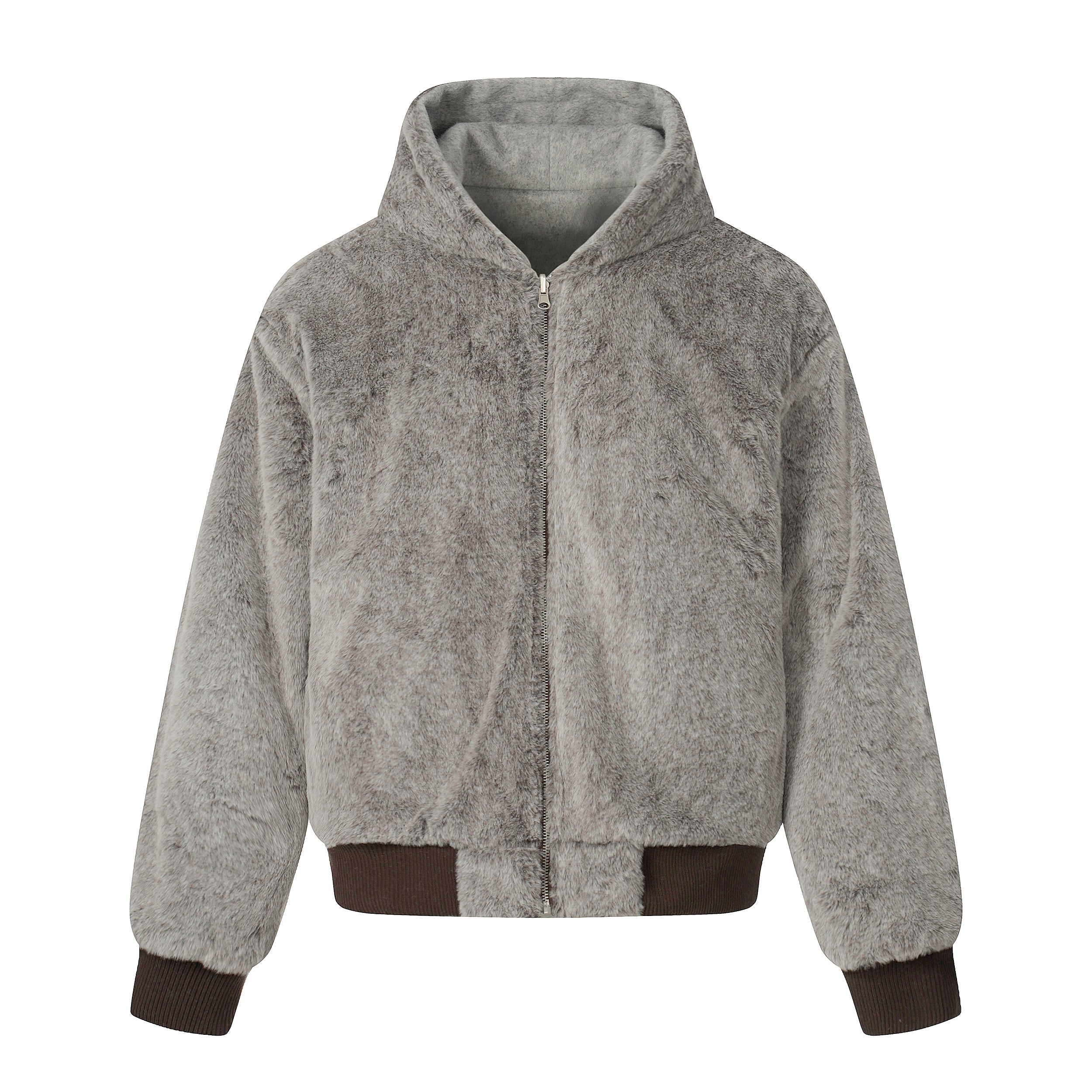 Reversible Plush | Hooded Winter Jacket