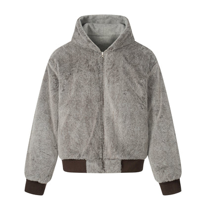 Reversible Plush | Hooded Winter Jacket