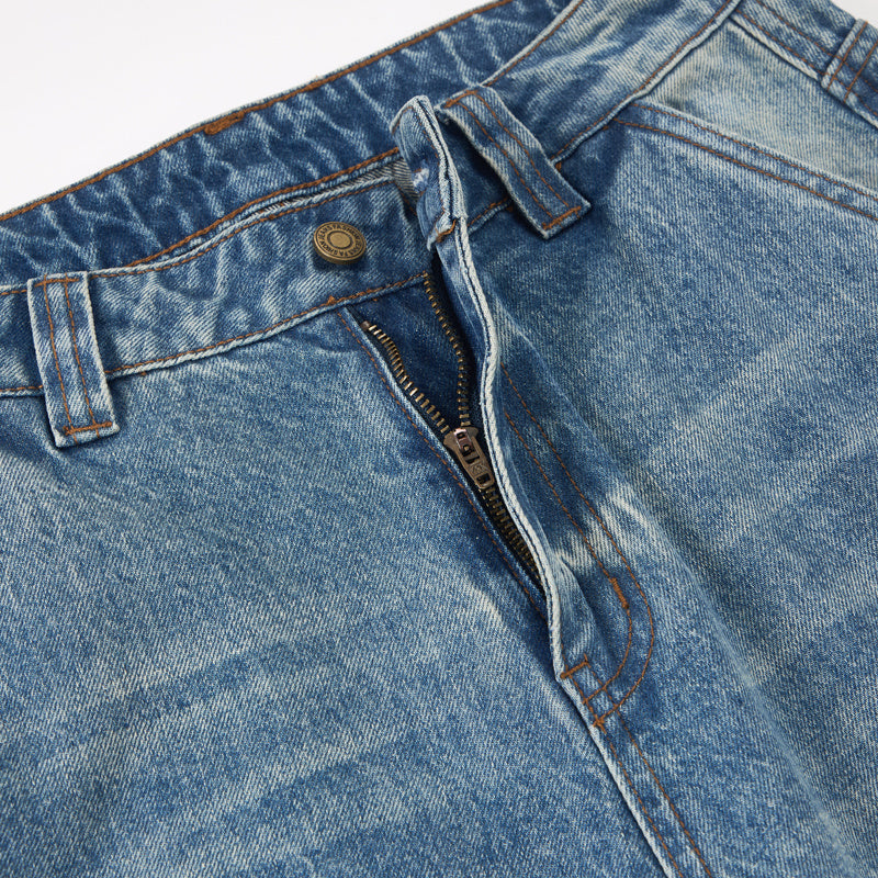 Trooper Split | Layered Waist Camo Jeans