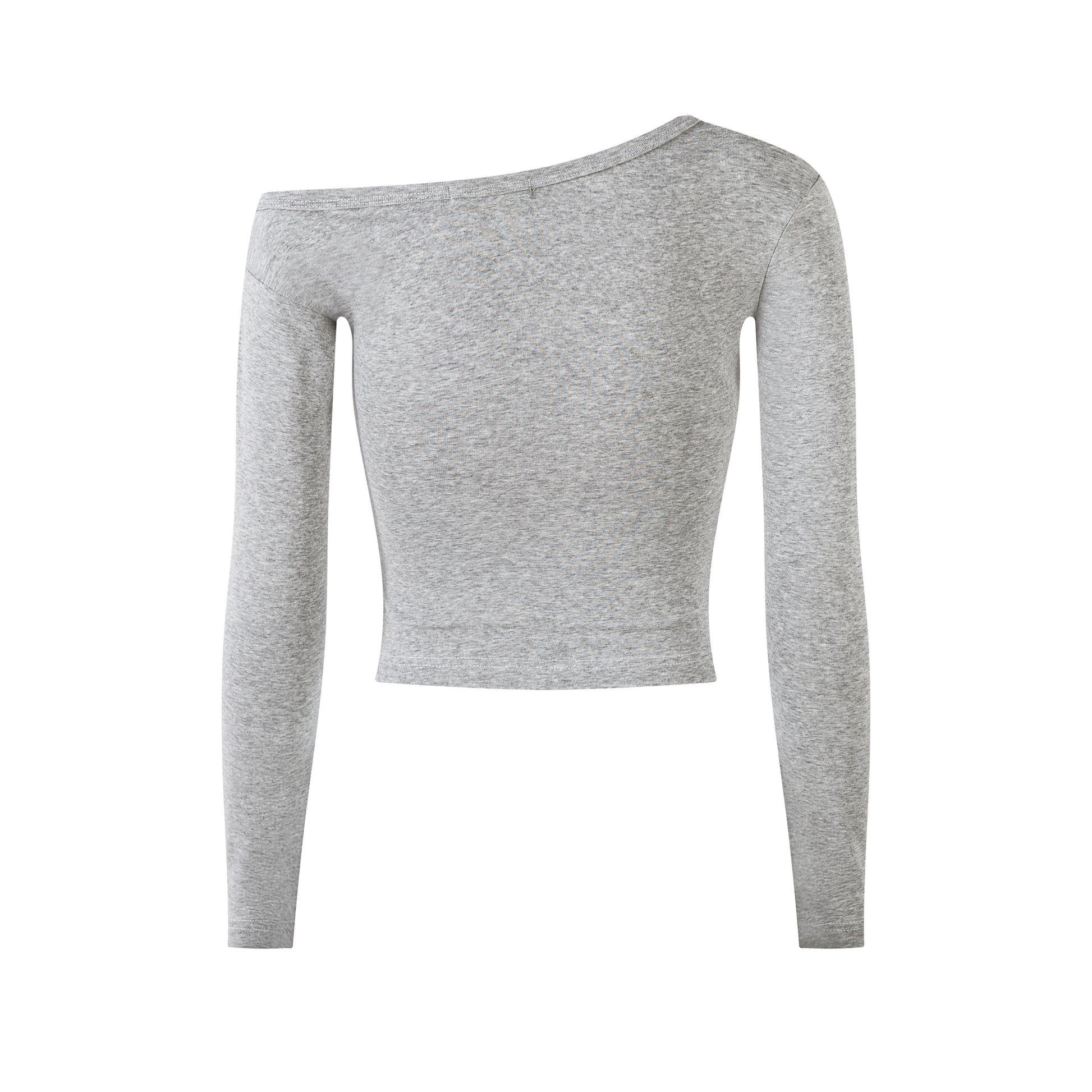 Number One | Off-Shoulder Long Sleeve Tee - Santo 