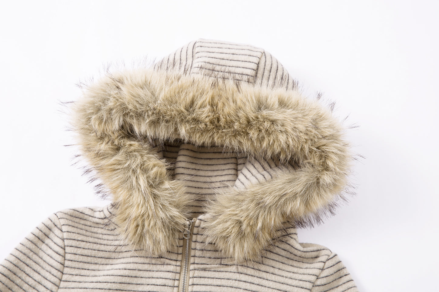 Stone Haze | Washed Denim Jacket with Zip Front - Santo 