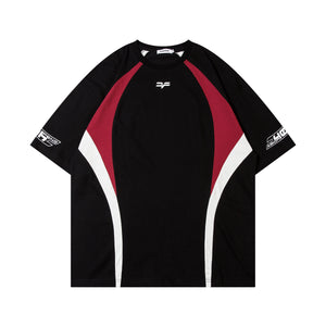 "Crimson Curve" Racing T Shirt - Santo 